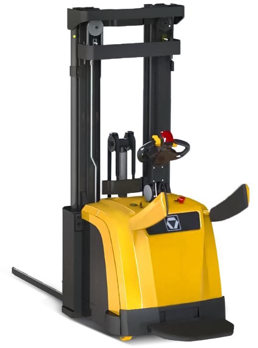 xe nâng điện mini stacker đứng lái